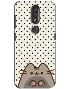 Чехол для Nokia 4.2 с картинкой «Пушин в горошек»