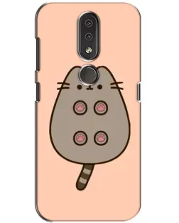 Чехол для Nokia 4.2 с картинкой «Пушин пузиком кверху»