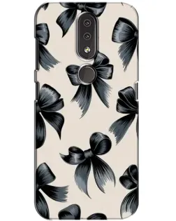 Чехол для Nokia 4.2 с картинкой «Банты Coquette»