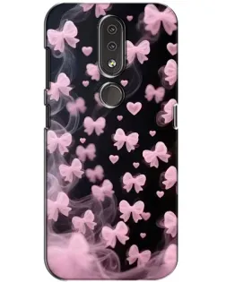Чехол для Nokia 4.2 с картинкой «Неоновое кружево»