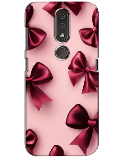 Чехол для Nokia 4.2 с картинкой «Бордовый атлас» Чехол для Nokia 4.2 с картинкой «Бордовый атлас»