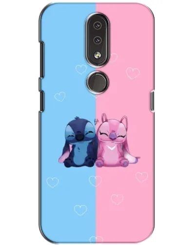 Чехол для Nokia 4.2 с картинкой «Stitch и Angel Love» Чехол для Nokia 4.2 с картинкой «Stitch и Angel Love»