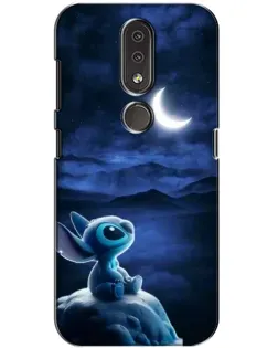 Чехол для Nokia 4.2 с картинкой «Лунная ночь Стича» Чехол для Nokia 4.2 с картинкой «Лунная ночь Стича»