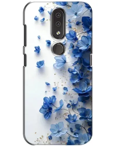 Чехол для Nokia 4.2 с картинкой «Голубой цветочный каскад» Чехол для Nokia 4.2 с картинкой «Голубой цветочный каскад»