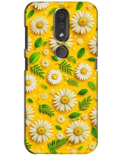 Чехол для Nokia 4.2 с картинкой «Ромашковое солнце»