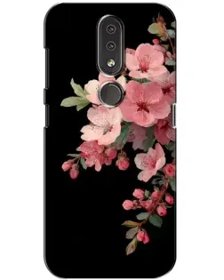 Чехол для Nokia 4.2 с картинкой «Розовая ветка сакуры»