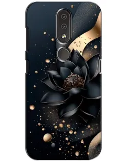 Чехол для Nokia 4.2 с картинкой «Черный лотос»