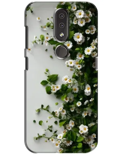 Чехол для Nokia 4.2 с картинкой «Ветка мелких белых цветов» Чехол для Nokia 4.2 с картинкой «Ветка мелких белых цветов»