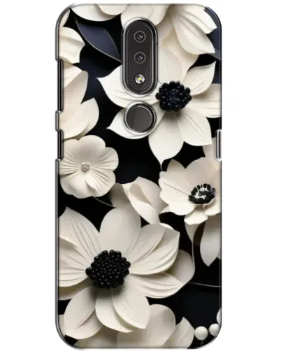 Чехол для Nokia 4.2 с картинкой «Объемные белые цветы» Чехол для Nokia 4.2 с картинкой «Объемные белые цветы»