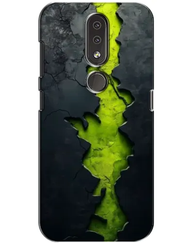 Чехол для Nokia 4.2 с картинкой «Салатовый разлом скалы» Чехол для Nokia 4.2 с картинкой «Салатовый разлом скалы»