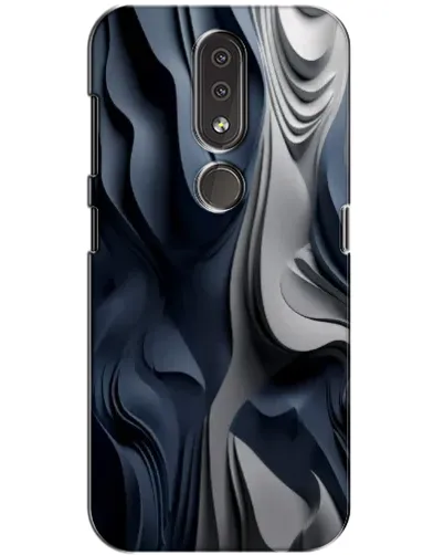 Чехол для Nokia 4.2 с картинкой «Объемные синие складки» Чехол для Nokia 4.2 с картинкой «Объемные синие складки»