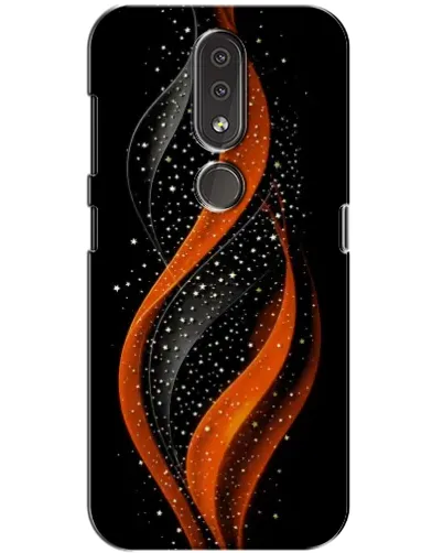 Чехол для Nokia 4.2 с картинкой «Огненная звездная волна» Чехол для Nokia 4.2 с картинкой «Огненная звездная волна»