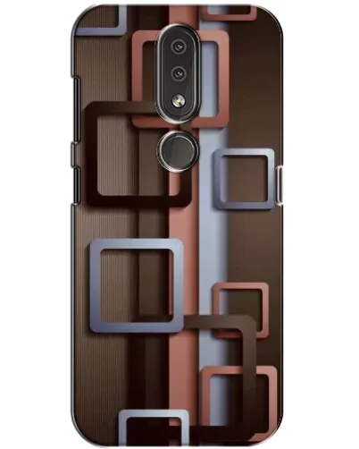 Чехол для Nokia 4.2 с картинкой «Коричневые объемные квадраты» Чехол для Nokia 4.2 с картинкой «Коричневые объемные квадраты»