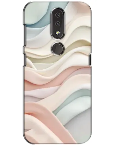 Чехол для Nokia 4.2 с картинкой «Пастельные нежные волны» Чехол для Nokia 4.2 с картинкой «Пастельные нежные волны»
