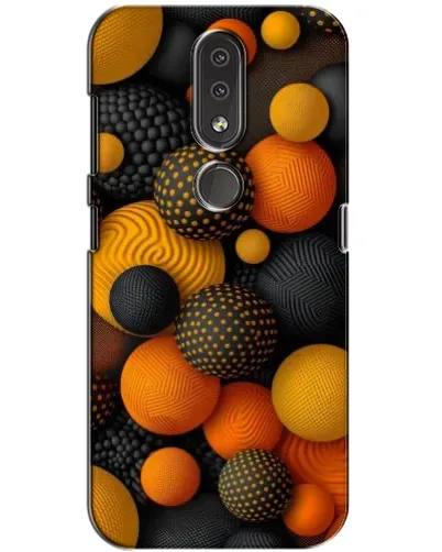 Чехол для Nokia 4.2 с картинкой «Объемные оранжевые сферы» Чехол для Nokia 4.2 с картинкой «Объемные оранжевые сферы»