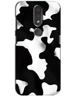 Чехол для Nokia 4.2 с картинкой «Черно-белое пятно»