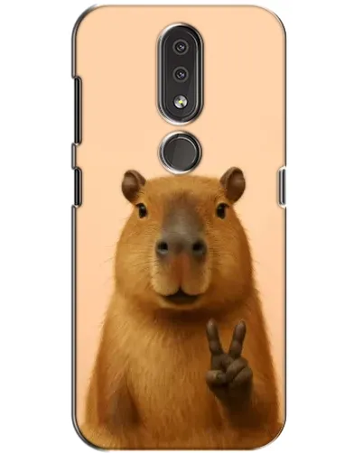 Чехол для Nokia 4.2 с картинкой «Капибара виктория» Чехол для Nokia 4.2 с картинкой «Капибара виктория»