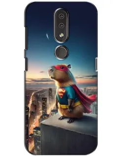 Чехол для Nokia 4.2 с картинкой «Капи-мен супергерой»
