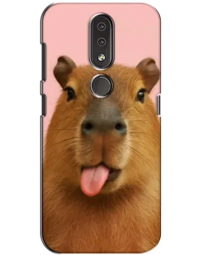 Чехол для Nokia 4.2 с картинкой «Капибара с языком» Чехол для Nokia 4.2 с картинкой «Капибара с языком»
