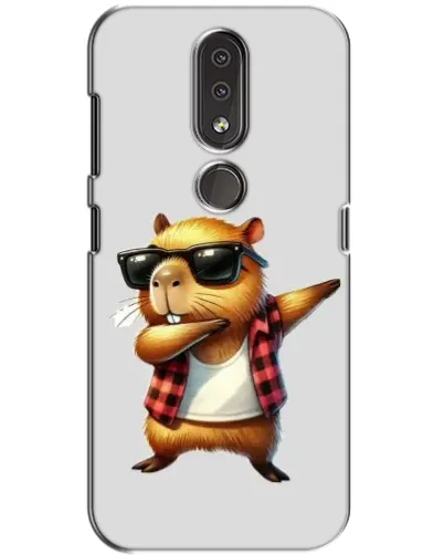 Чехол для Nokia 4.2 с картинкой «Капибара рэпер даб» Чехол для Nokia 4.2 с картинкой «Капибара рэпер даб»