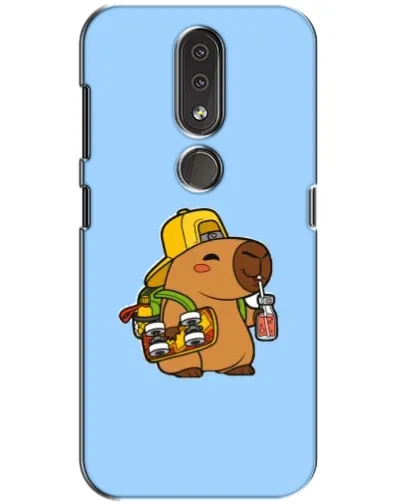 Чехол для Nokia 4.2 с картинкой «Капибара на скейте» Чехол для Nokia 4.2 с картинкой «Капибара на скейте»