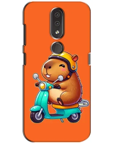 Чехол для Nokia 4.2 с картинкой «Капибара на скутере» Чехол для Nokia 4.2 с картинкой «Капибара на скутере»