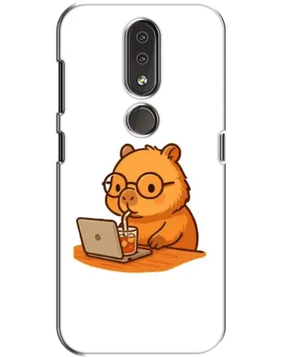 Чехол для Nokia 4.2 с картинкой «Капибара с ноутбуком» Чехол для Nokia 4.2 с картинкой «Капибара с ноутбуком»