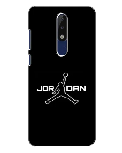 Чехол для Nokia 5.1 Plus (X5) с картинкой «Nike Pink Swirl»