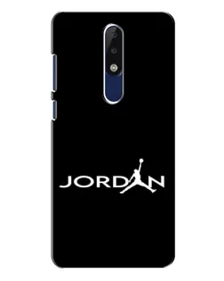 Чехол для Nokia 5.1 Plus (X5) с картинкой «Jordan White Logo» Чехол для Nokia 5.1 Plus (X5) с картинкой «Jordan White Logo»