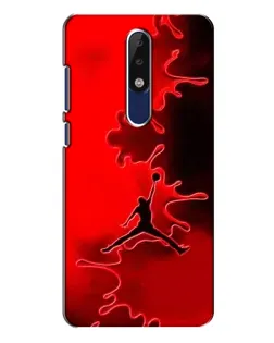 Чехол для Nokia 5.1 Plus (X5) с картинкой «Jordan Red Smoke» Чехол для Nokia 5.1 Plus (X5) с картинкой «Jordan Red Smoke»