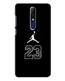 Чехол для Nokia 5.1 Plus (X5) с картинкой «Jordan Flight 23» Чехол для Nokia 5.1 Plus (X5) с картинкой «Jordan Flight 23»