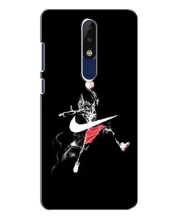 Чехол для Nokia 5.1 Plus (X5) с картинкой «Jordan Jumpman» Чехол для Nokia 5.1 Plus (X5) с картинкой «Jordan Jumpman»