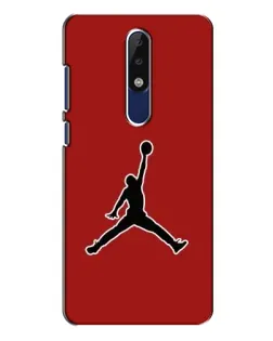 Чехол для Nokia 5.1 Plus (X5) с картинкой «Jordan Red Back» Чехол для Nokia 5.1 Plus (X5) с картинкой «Jordan Red Back»