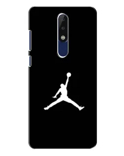 Чехол для Nokia 5.1 Plus (X5) с картинкой «Jordan Silhouette» Чехол для Nokia 5.1 Plus (X5) с картинкой «Jordan Silhouette»