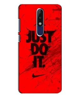 Чехол для Nokia 5.1 Plus (X5) с картинкой «Nike Just Do It» Чехол для Nokia 5.1 Plus (X5) с картинкой «Nike Just Do It»