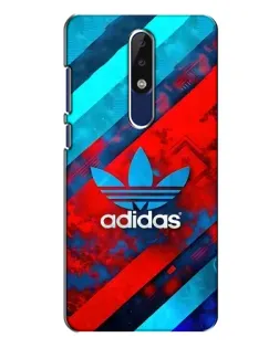 Чехол для Nokia 5.1 Plus (X5) с картинкой «Абстракция Adidas»