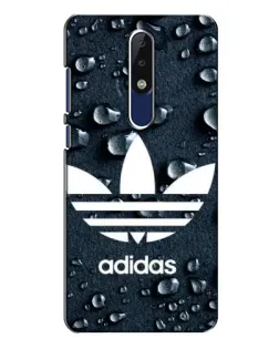 Чехол для Nokia 5.1 Plus (X5) с картинкой «Adidas Trefoil Blue»