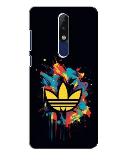 Чехол для Nokia 5.1 Plus (X5) с картинкой «Adidas Splash»