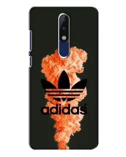 Чехол для Nokia 5.1 Plus (X5) с картинкой «Оранжевый дым Adidas» Чехол для Nokia 5.1 Plus (X5) с картинкой «Оранжевый дым Adidas»