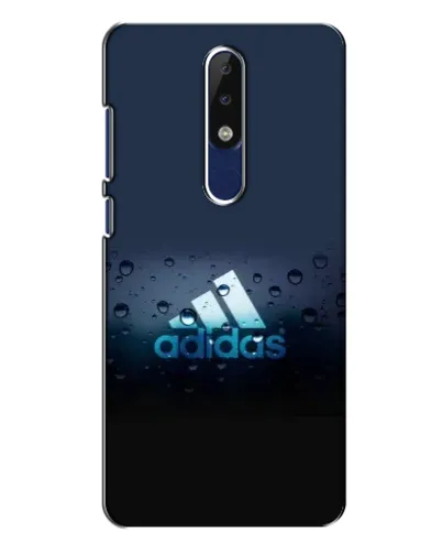 Чехол для Nokia 5.1 Plus (X5) с картинкой «Adidas Water Drops»