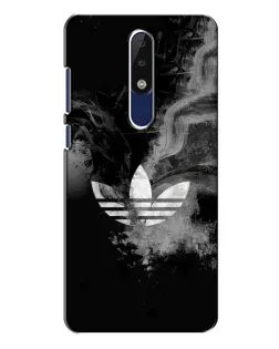 Чехол для Nokia 5.1 Plus (X5) с картинкой «Абстрактный дым Adidas» Чехол для Nokia 5.1 Plus (X5) с картинкой «Абстрактный дым Adidas»