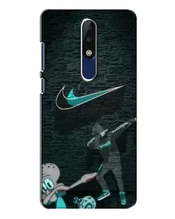 Чехол для Nokia 5.1 Plus (X5) с картинкой «Спортивный арт Nike»