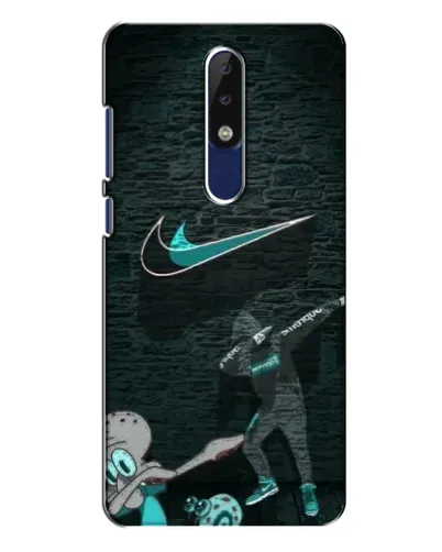 Чехол для Nokia 5.1 Plus (X5) с картинкой «Спортивный арт Nike»