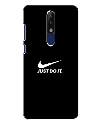 Чехол для Nokia 5.1 Plus (X5) с картинкой «Минимализм от Nike»