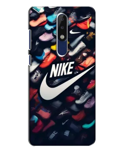 Чехол для Nokia 5.1 Plus (X5) с картинкой «Коллекция кроссовок Nike»