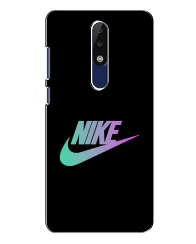 Чехол для Nokia 5.1 Plus (X5) с картинкой «Nike — городская ночь»