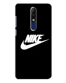 Чехол для Nokia 5.1 Plus (X5) с картинкой «Мазки краски Nike»