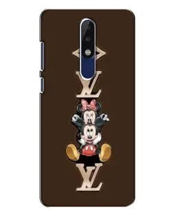 Чехол для Nokia 5.1 Plus (X5) с картинкой «LV и Микки Маус» Чехол для Nokia 5.1 Plus (X5) с картинкой «LV и Микки Маус»