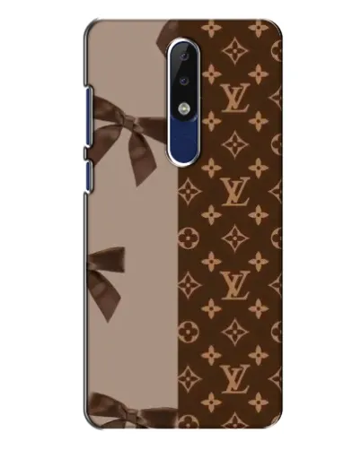 Чехол для Nokia 5.1 Plus (X5) с картинкой «Louis Vuitton — банты»