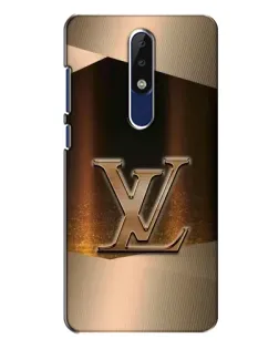 Чехол для Nokia 5.1 Plus (X5) с картинкой «LV — золотое сияние» Чехол для Nokia 5.1 Plus (X5) с картинкой «LV — золотое сияние»